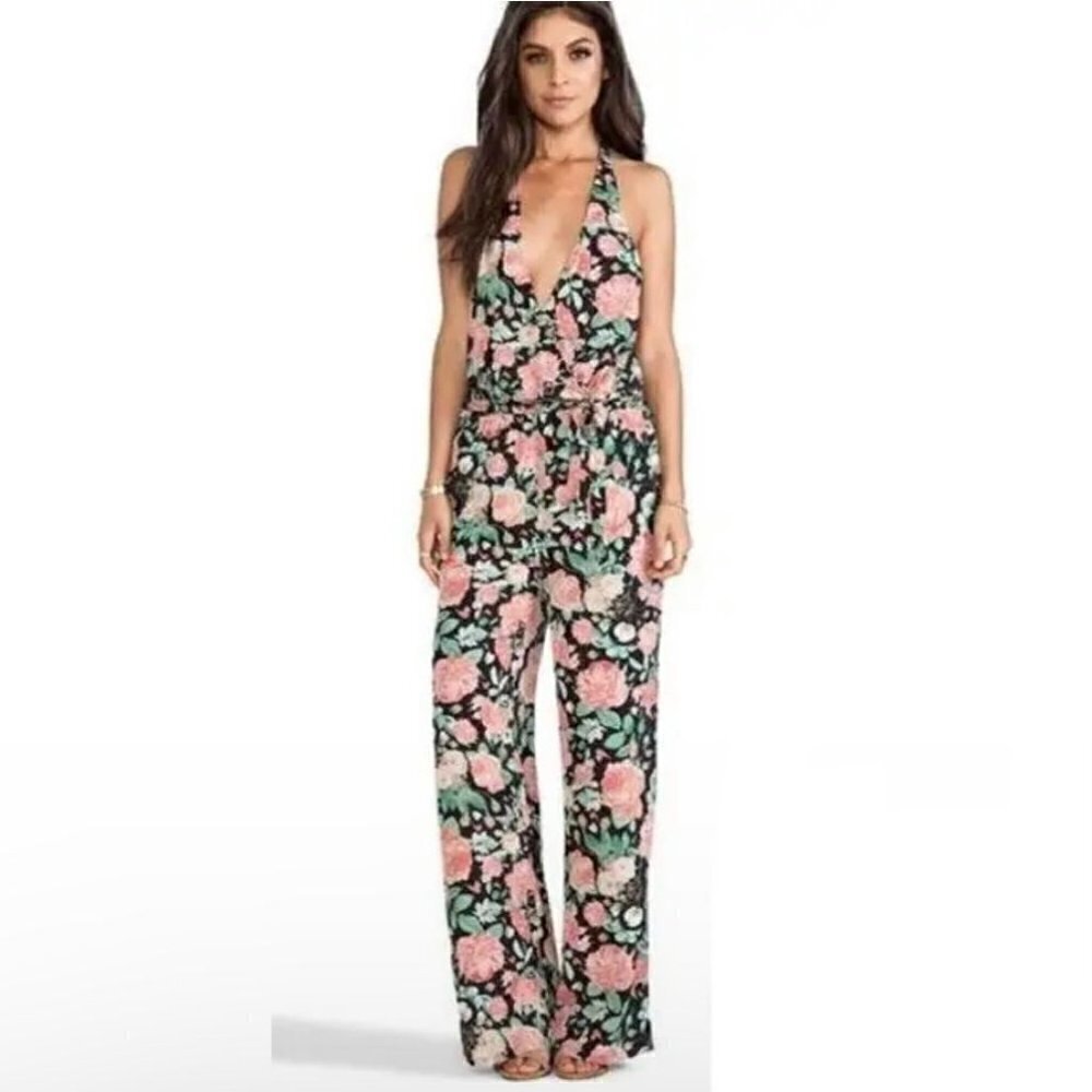 Lovers and Friends Oh Darling Playsuit in Autumn Rose